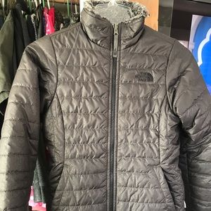 Girls fuzzy winter coat